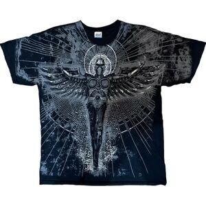 Vintage Judas priest t-shirt big print XXL '05 Angel darkness robot monster rock